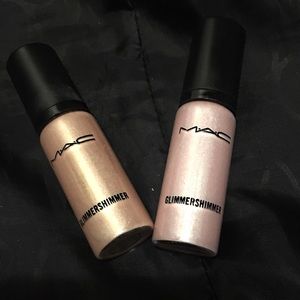 Mac swatched glimmer shimmer liquid highlight
