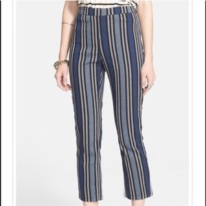 Free people stripe mod trouser