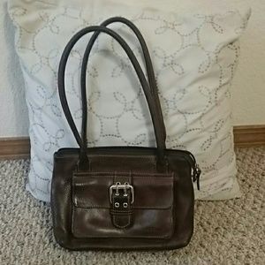 Small brown Fossil purse