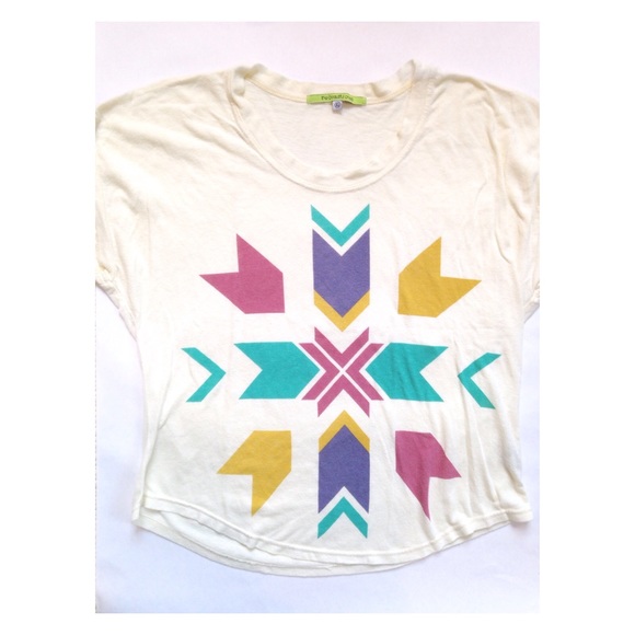 Cream graphic tee - Picture 2 of 2