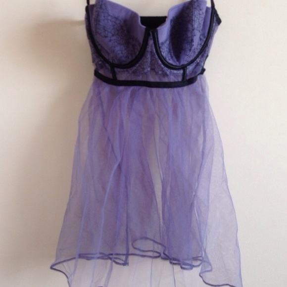 Chantilly Lace Babydoll - Picture 2 of 4