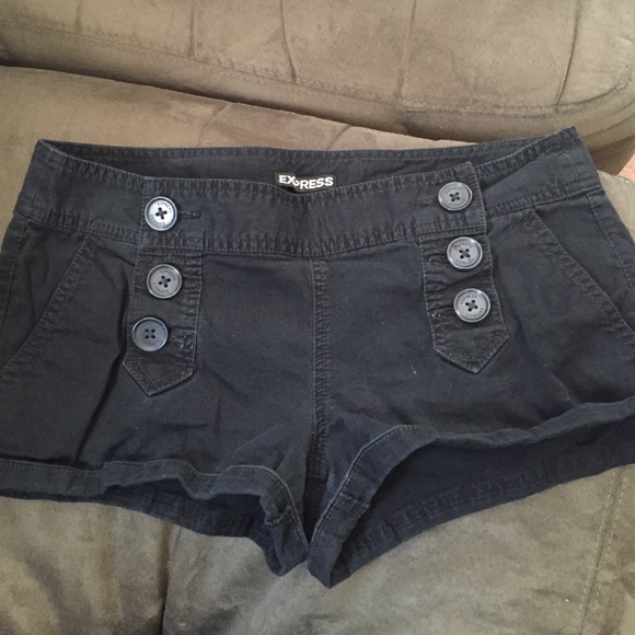 Express black shorts