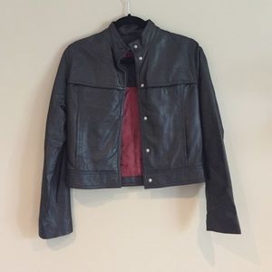 Nicole Miller 100% leather jacket