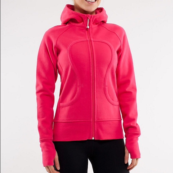 Lululemon pink scuba hoodie