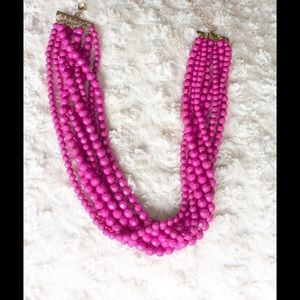 🎀PINK MULTI LAYER, BEADED NECKLACE 🎀