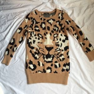 FINAL PRICE Knit cheetah sweater