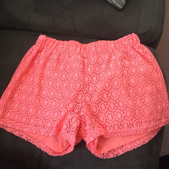 Peach shorts