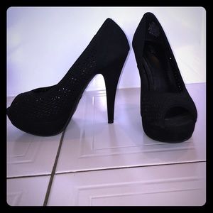 Black Suede Apt 9 Brand with Pattern Design