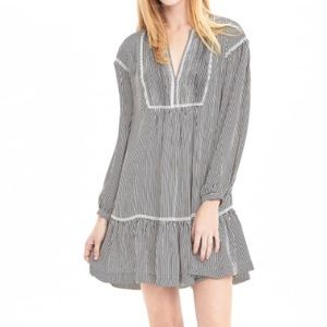 Stripe Drop-waist Shirt dress🛍