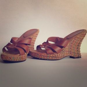 Enzo Angiolini Wedge Sandals (Size 7.5)