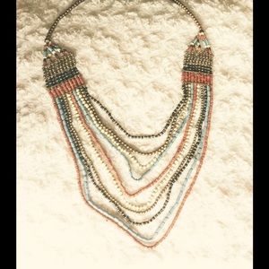 Multicolored beaded necklace