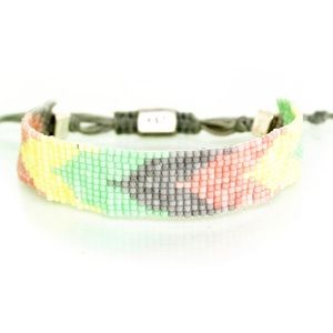 Hand loomed Japanese Miyuki bead bracelet (washed)