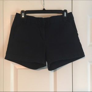 4" J. Crew chino shorts