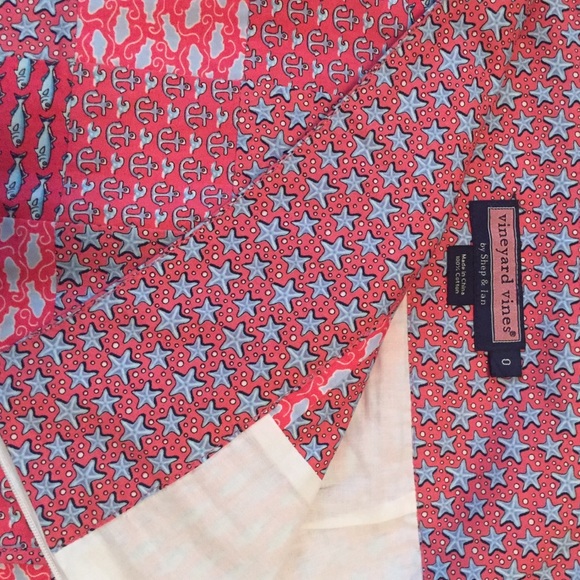 Vineyard Vines Nantucket Red Patchwork Skirt - image 3