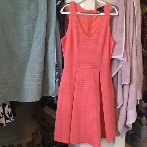 Orange Aqua juniors dress