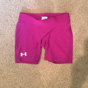 Fuchsia Under Armor Spandex