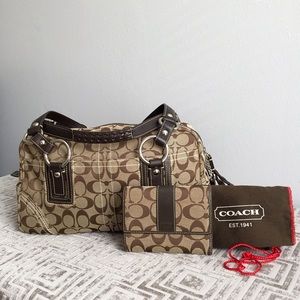 Authentic Coach purse and wallet bundle