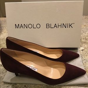Manolo Blahnik BB Suede 50mm Pump