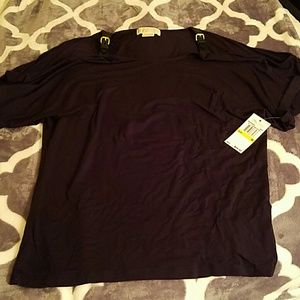 Navy Michael Khors top