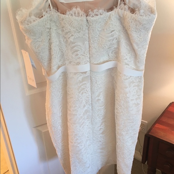 Light ivory lace wedding/special occasion dress - Picture 4 of 4