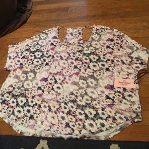 NWT Shimmery JUICY COUTURE Top w/ T back