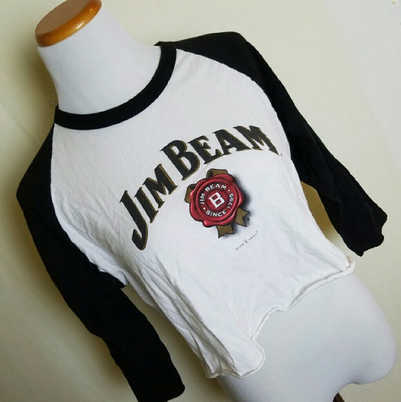 Jim beam baseball tee
