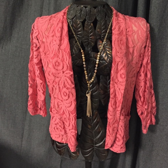 Lace Peach Jacket