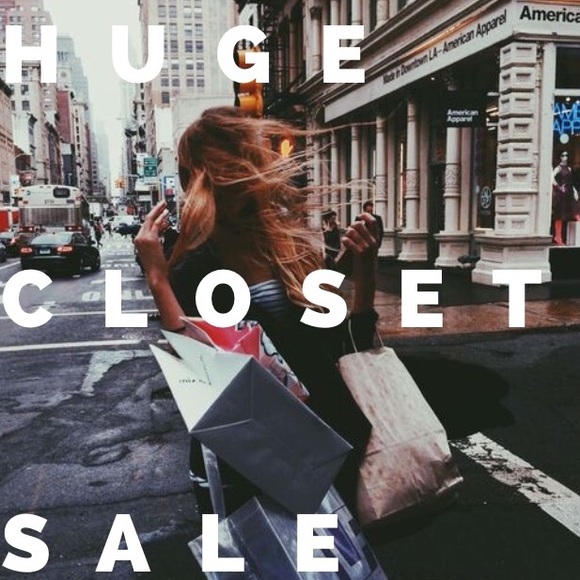 HUGE CLOSET SALE!