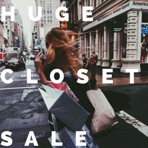 HUGE CLOSET SALE!