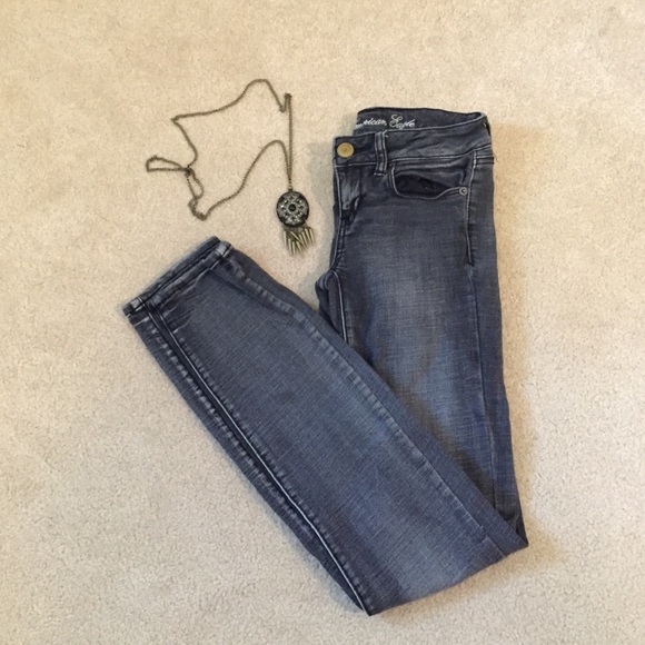 Dark gray American eagle jeans
