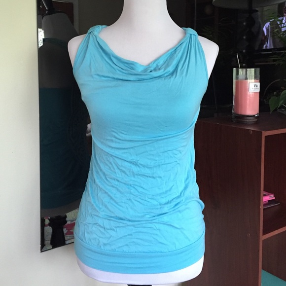 Bebe lace back tank top - Picture 1 of 2