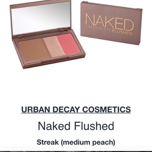Urban decay naked flushed Pallet in streak new