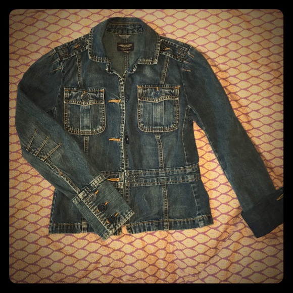 XS American Eagle jean jacket