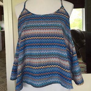 Chevron crop top