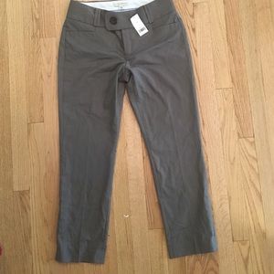 Banana Republic Grey checked Sloan-fit ankle pant.