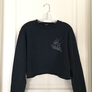 Brandy Melville 'Los Anjealous' cropped sweater