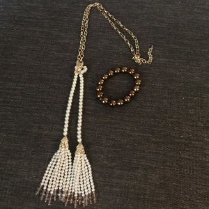 Necklace and bracelet
