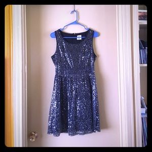 Black dress with silver glitter 💥