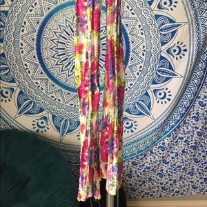 Charming Charlie floral scarf