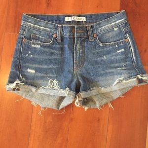 J Brand cut off jean shorts size 25
