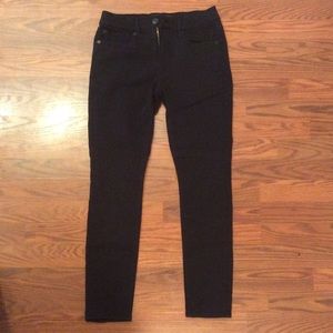 Express, Black Mid Rise Jeggings