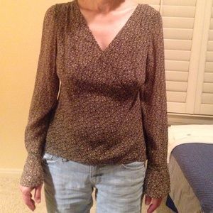 Ann Taylor long sleeved blouse