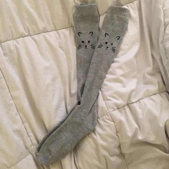 Knee High Cat Socks - Picture 2 of 2