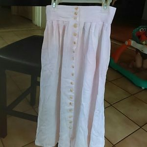 Vintage high wasted Button down skirt
