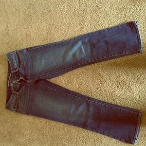 Cropped flare jeans