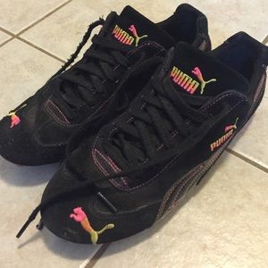 Neon Puma shoes