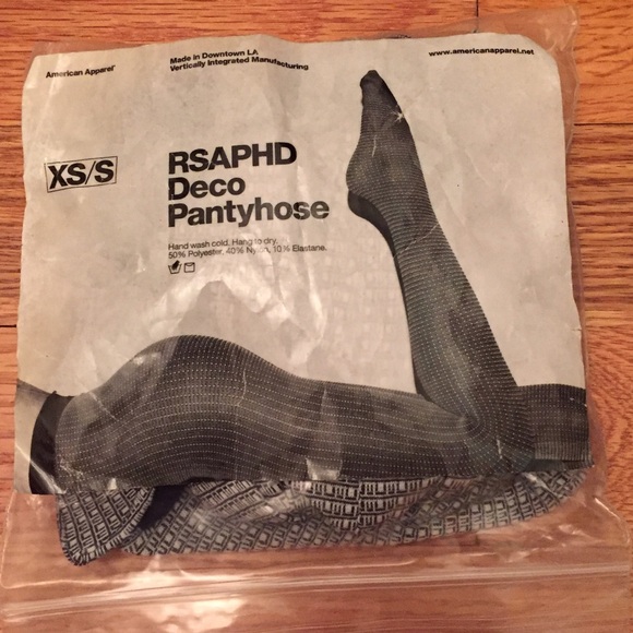 NEW American Apparel Deco Pantyhose Tights  XS/S