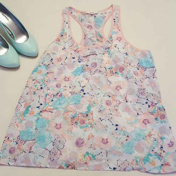 Candie's Tops - Pastel Floral Top
