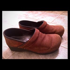 Dansko Brown Leather Clogs
