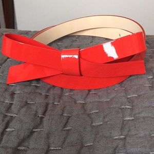 Kate Spade Red Bow Belt